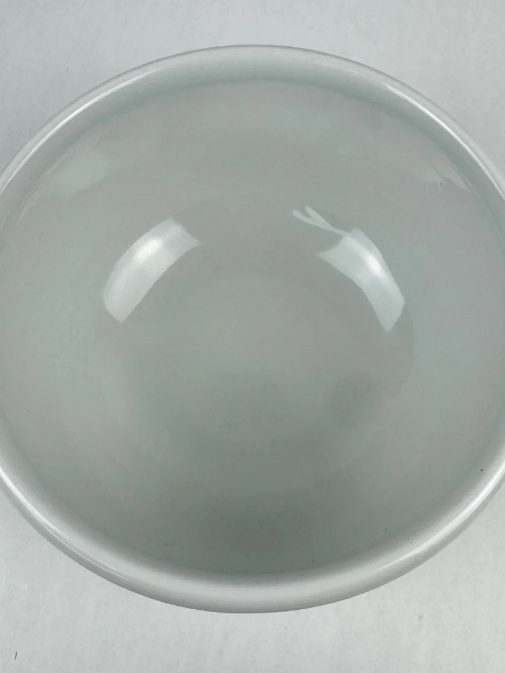 Vintage 1960s Arabia Finland Pomona Green Apple 7” Round Vegetable Mixing Bowl